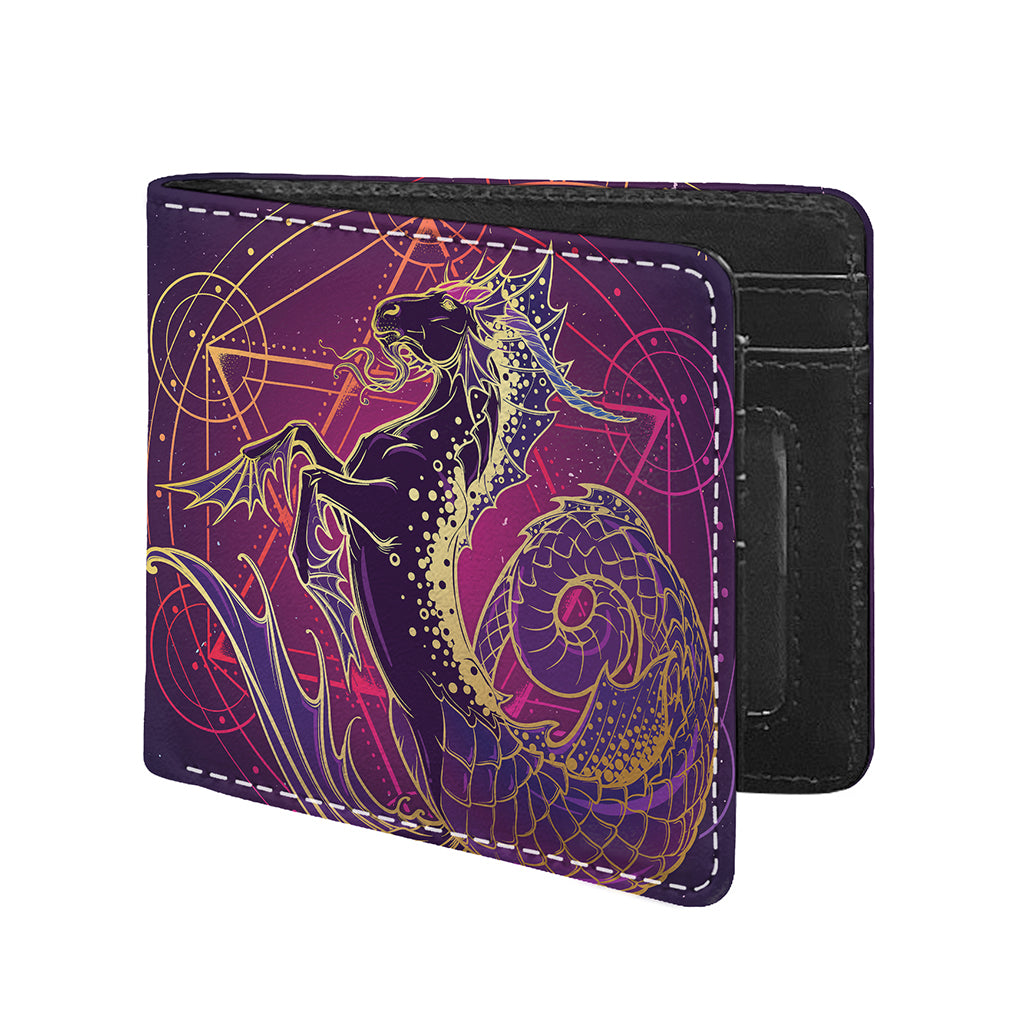 Fantastic Capricorn Sign Print Bifold Wallet