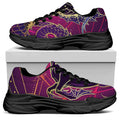 Fantastic Capricorn Sign Print Black Chunky Shoes