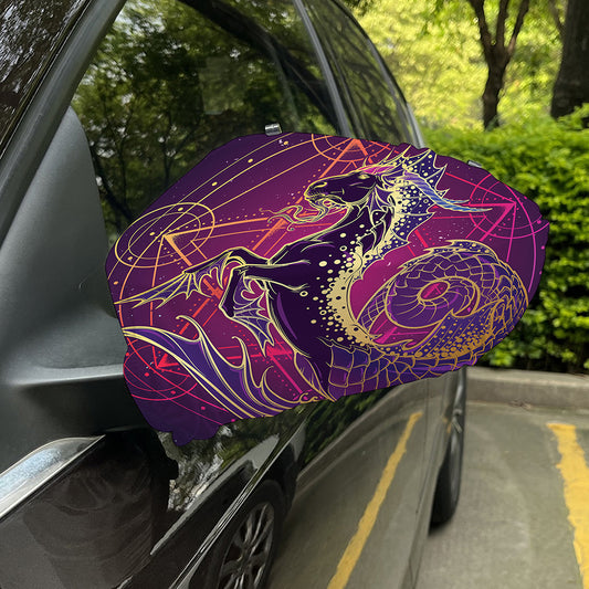 Fantastic Capricorn Sign Print Car Side Mirror Covers