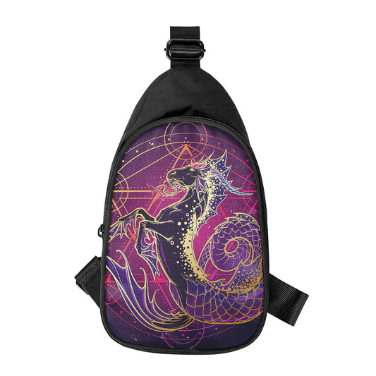Fantastic Capricorn Sign Print Chest Bag