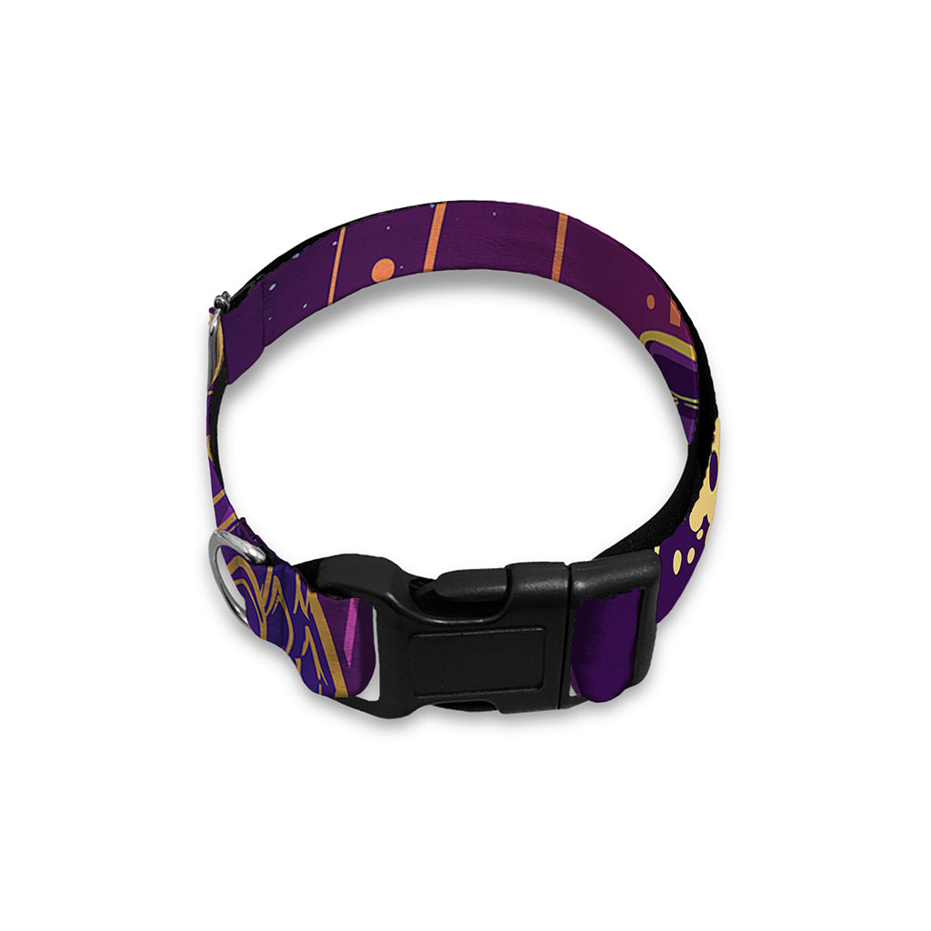 Fantastic Capricorn Sign Print Dog Collar