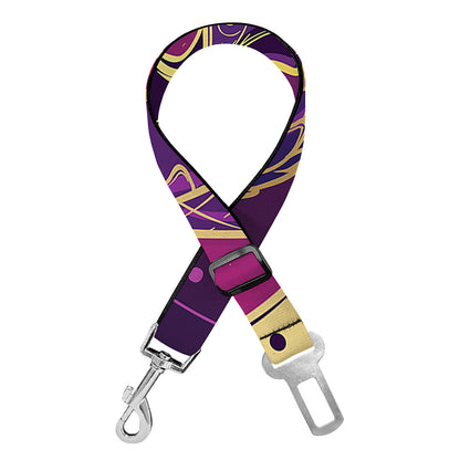Fantastic Capricorn Sign Print Dog Seat Belt
