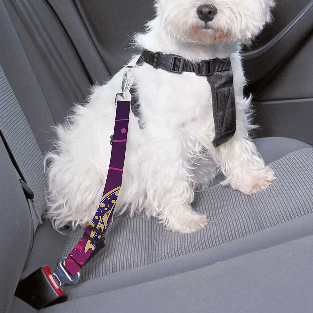 Fantastic Capricorn Sign Print Dog Seat Belt