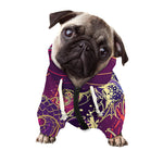 Fantastic Capricorn Sign Print Dog Zip Up Hoodie