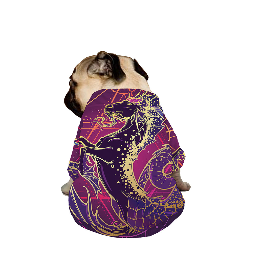 Fantastic Capricorn Sign Print Dog Zip Up Jacket