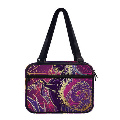 Fantastic Capricorn Sign Print Double Strap Bible Bag