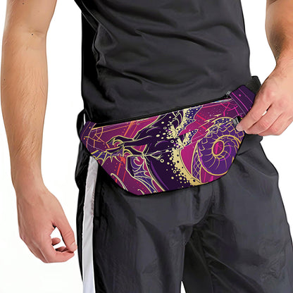 Fantastic Capricorn Sign Print Fanny Pack