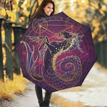 Fantastic Capricorn Sign Print Foldable Umbrella