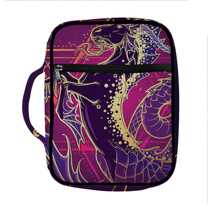 Fantastic Capricorn Sign Print Front Pocket Bible Bag