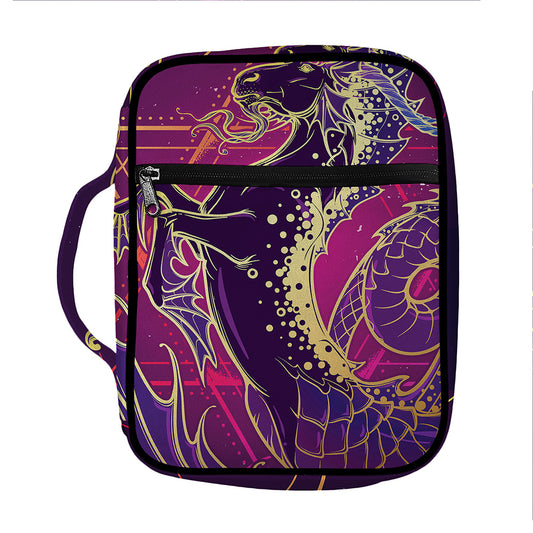 Fantastic Capricorn Sign Print Front Pocket Bible Bag