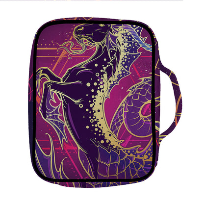 Fantastic Capricorn Sign Print Front Pocket Bible Bag