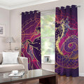 Fantastic Capricorn Sign Print Grommet Curtains