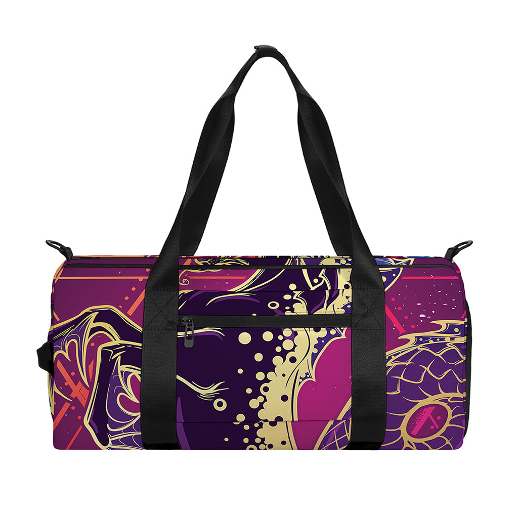 Fantastic Capricorn Sign Print Gym Bag