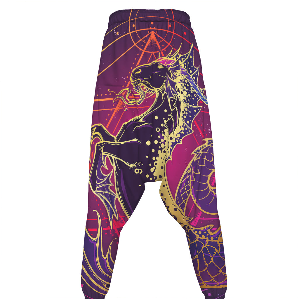 Fantastic Capricorn Sign Print Hammer Pants
