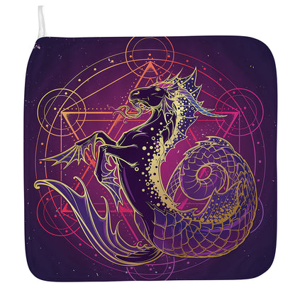 Fantastic Capricorn Sign Print Hand Towel