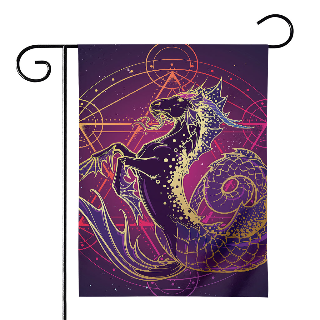 Fantastic Capricorn Sign Print House Flag