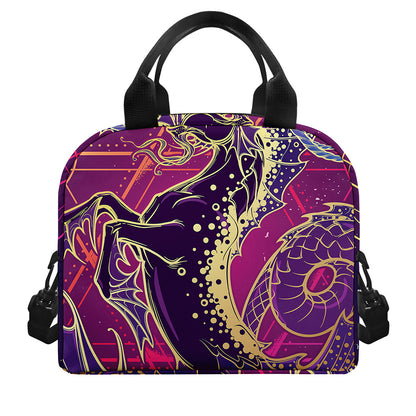 Fantastic Capricorn Sign Print Insulated Lunch Bag