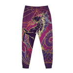 Fantastic Capricorn Sign Print Jogger Pants