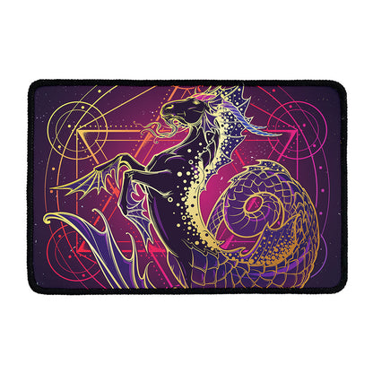 Fantastic Capricorn Sign Print Kitchen Mat