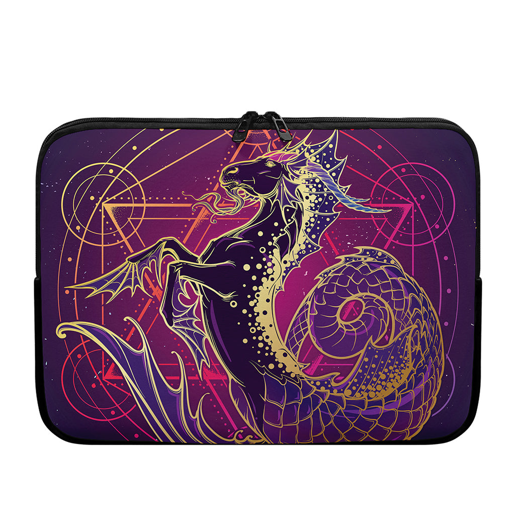Fantastic Capricorn Sign Print Laptop Sleeve