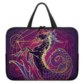 Fantastic Capricorn Sign Print Laptop Sleeve With Handle