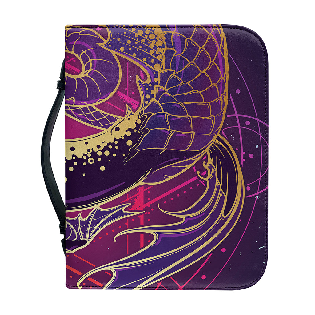 Fantastic Capricorn Sign Print Leather Bible Cover