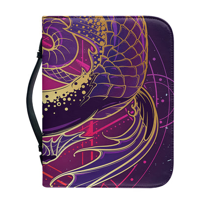 Fantastic Capricorn Sign Print Leather Bible Cover