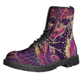 Fantastic Capricorn Sign Print Lace-Up Boots
