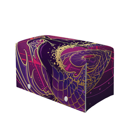 Fantastic Capricorn Sign Print Leather Tissue Box Cover
