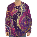 Fantastic Capricorn Sign Print Long Sleeve Baseball Jersey