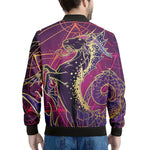 Fantastic Capricorn Sign Print Men's Bomber Jacket