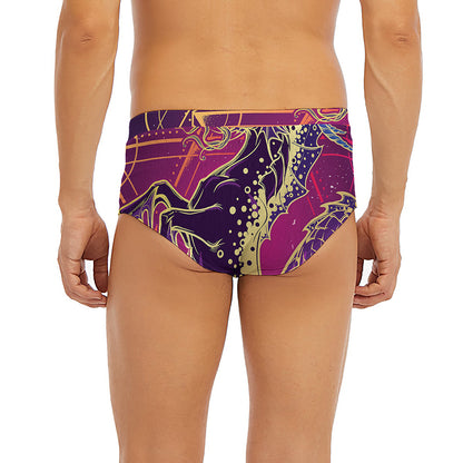Fantastic Capricorn Sign Print Men's Briefs