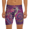 Fantastic Capricorn Sign Print Men's Long Boxer Briefs