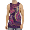 Fantastic Capricorn Sign Print Men's Muscle Tank Top