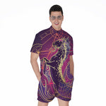 Fantastic Capricorn Sign Print Men's Rompers