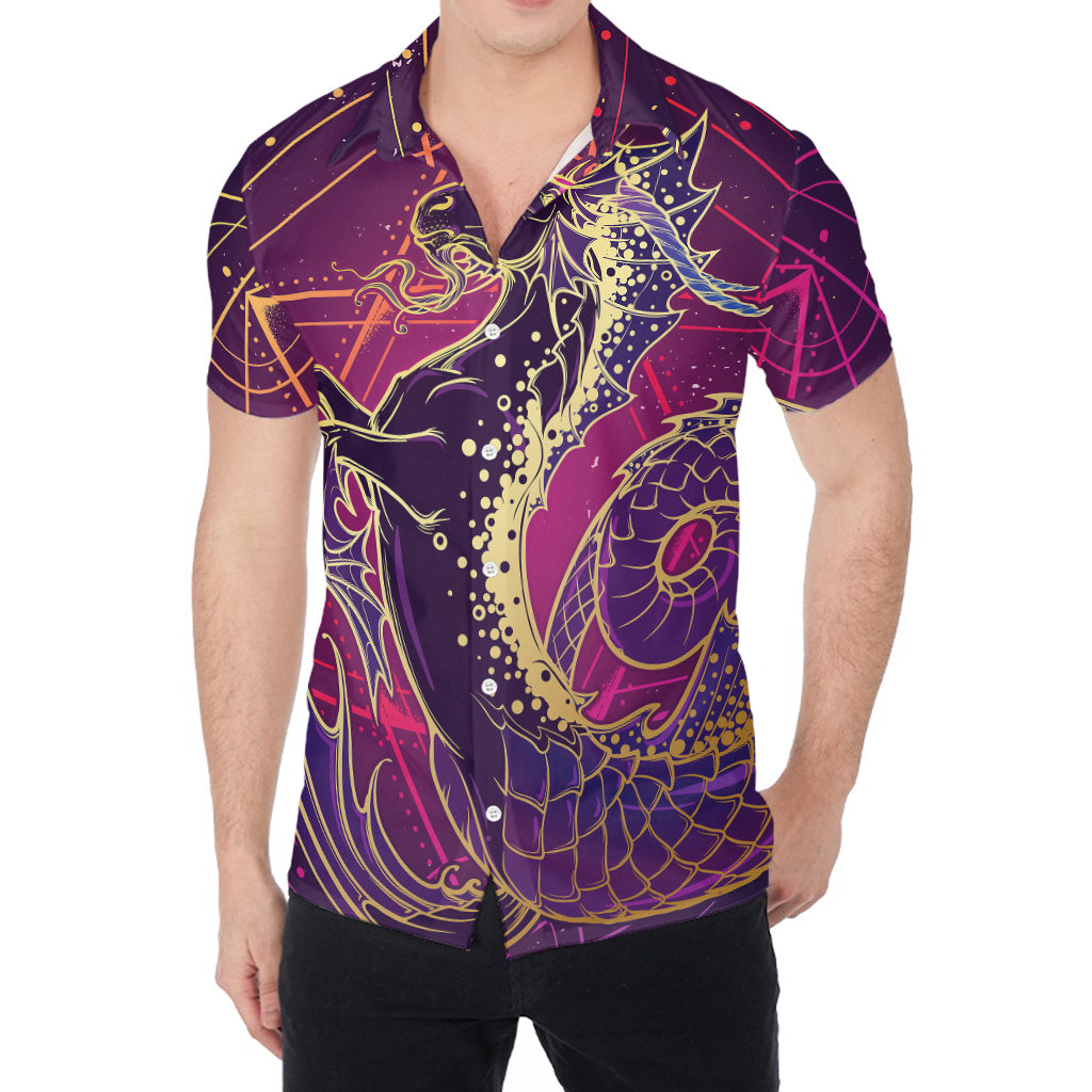 Fantastic Capricorn Sign Print Men's Shirt