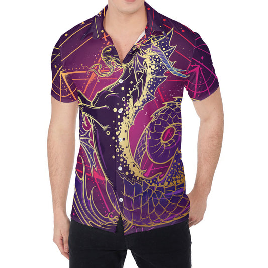 Fantastic Capricorn Sign Print Men's Shirt