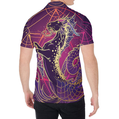 Fantastic Capricorn Sign Print Men's Shirt