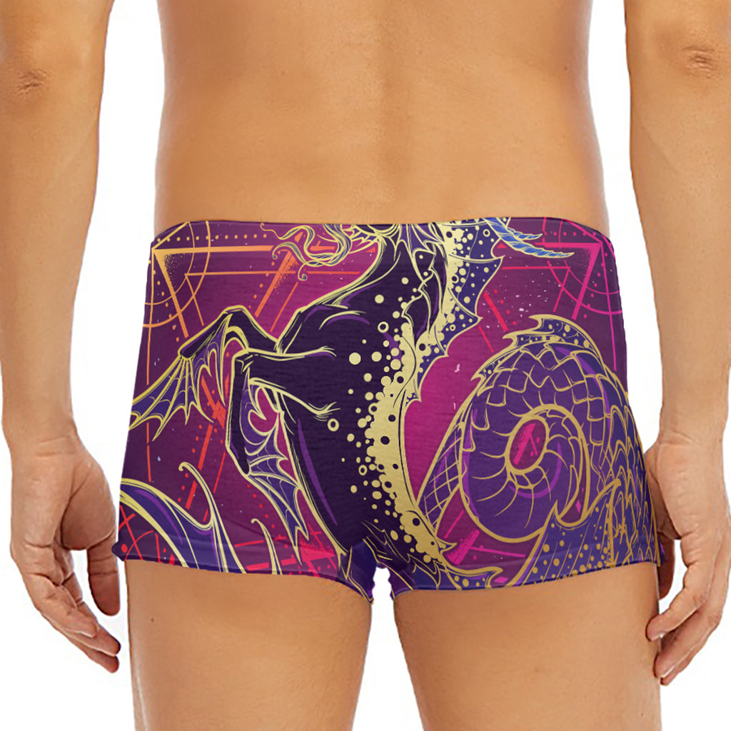 Fantastic Capricorn Sign Print Men's Short Boxer Briefs