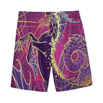 Fantastic Capricorn Sign Print Men's Sports Shorts