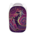 Fantastic Capricorn Sign Print Mesh Laundry Hamper