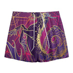 Fantastic Capricorn Sign Print Mesh Shorts