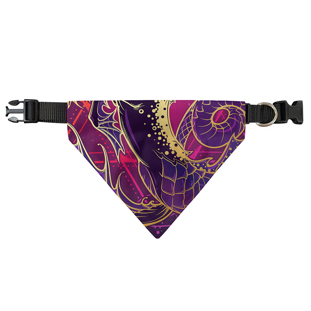 Fantastic Capricorn Sign Print Over The Collar Dog Bandana