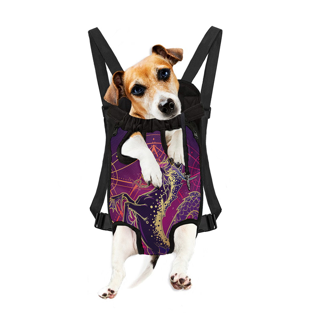 Fantastic Capricorn Sign Print Pet Carrier Backpack