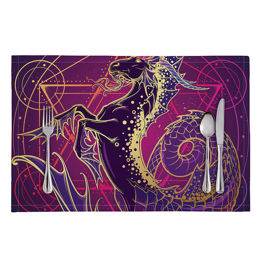Fantastic Capricorn Sign Print Placemat
