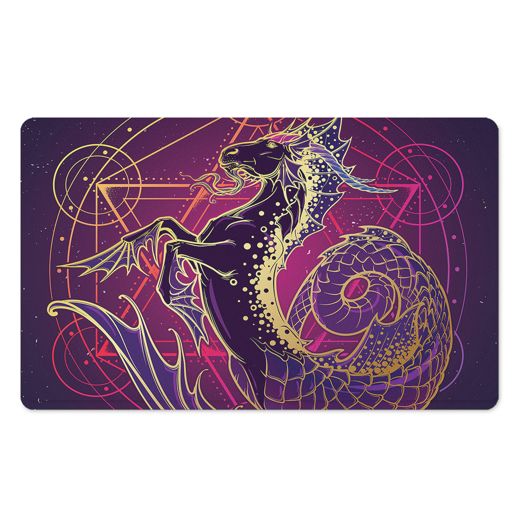 Fantastic Capricorn Sign Print Polyester Doormat