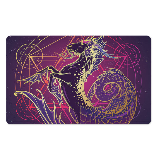 Fantastic Capricorn Sign Print Polyester Doormat