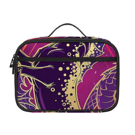 Fantastic Capricorn Sign Print Portable Lunch Bag