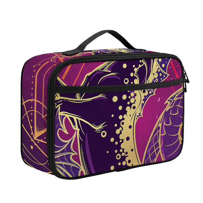Fantastic Capricorn Sign Print Portable Lunch Bag