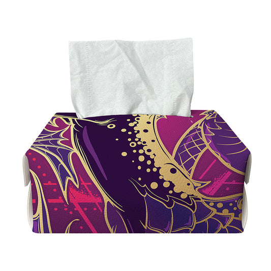 Fantastic Capricorn Sign Print Rectangle Tissue Box Cover